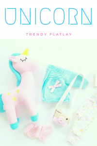 unicorn flatlay