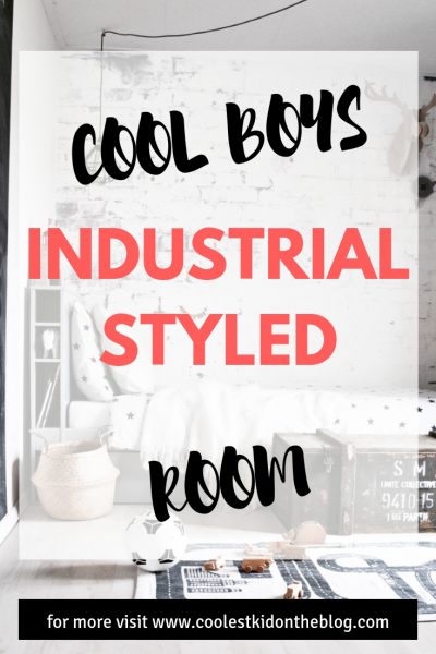 cool boys room industrial styled