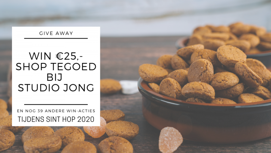WIN € 25,- shop tegoed bij Studio Jong tijdens de Sint Hop 2020